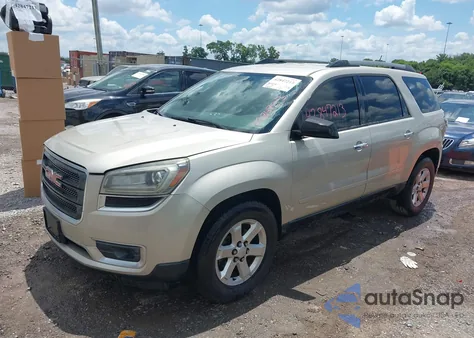 2013 GMC Acadia Sle-2 из США, поврежденный, VIN 1GKKRPKD9DJ187783